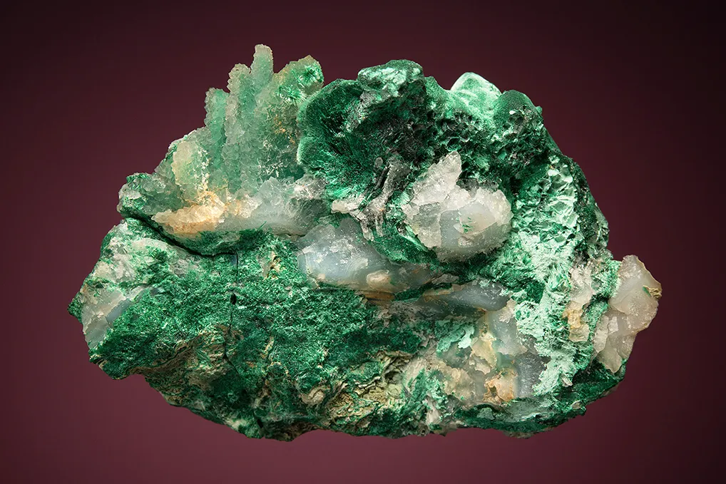 Malachite after Azurite after Quartz - image 3