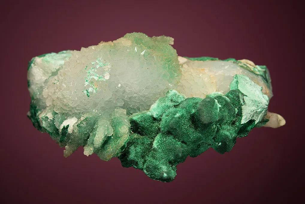Malachite after Azurite after Quartz - image 5