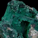 Malachite after Azurite, Cerussite - image 3
