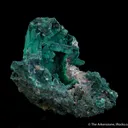 Malachite after Azurite, Cerussite - image 4