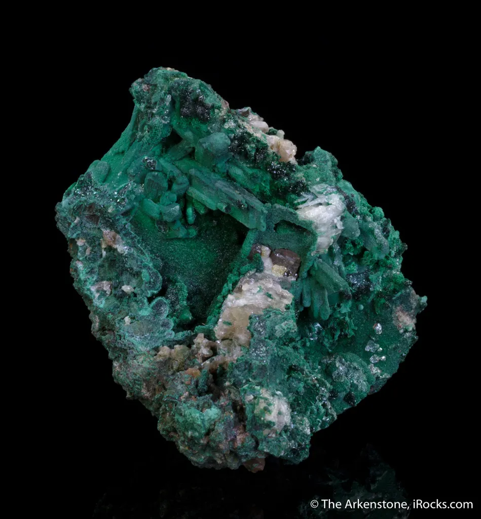 Malachite after Azurite, Cerussite - image 5