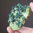Malachite After Azurite on 'Gartrellite' - image 2
