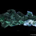 Malachite after Azurite, Plancheite - image 7