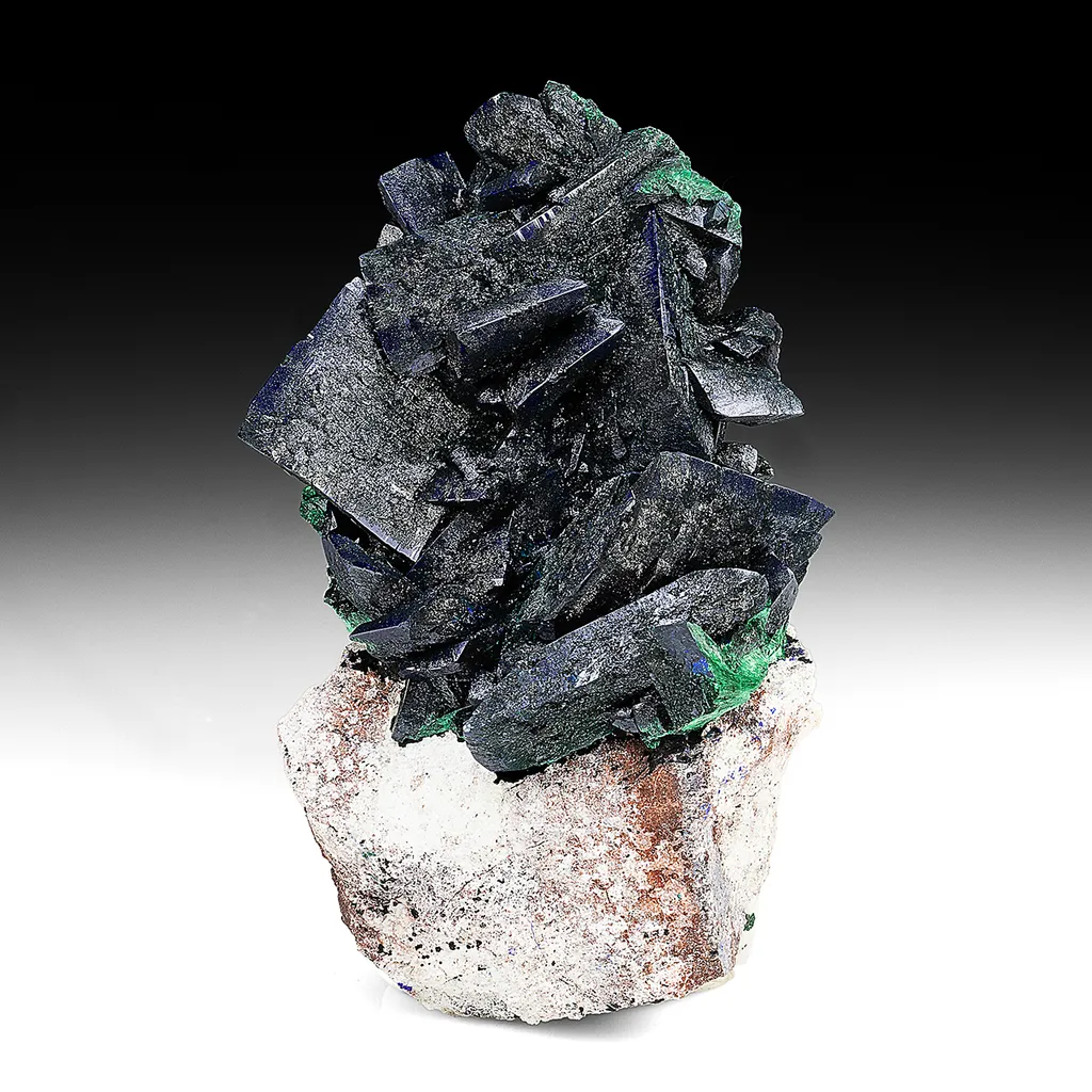 Malachite after Azurite with Malachite image