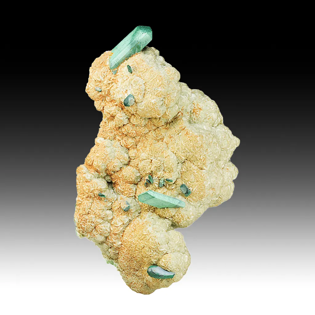 Malachite after Azurite with Smithsonite image