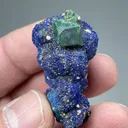 Malachite after Cuprite with Azurite - image 2