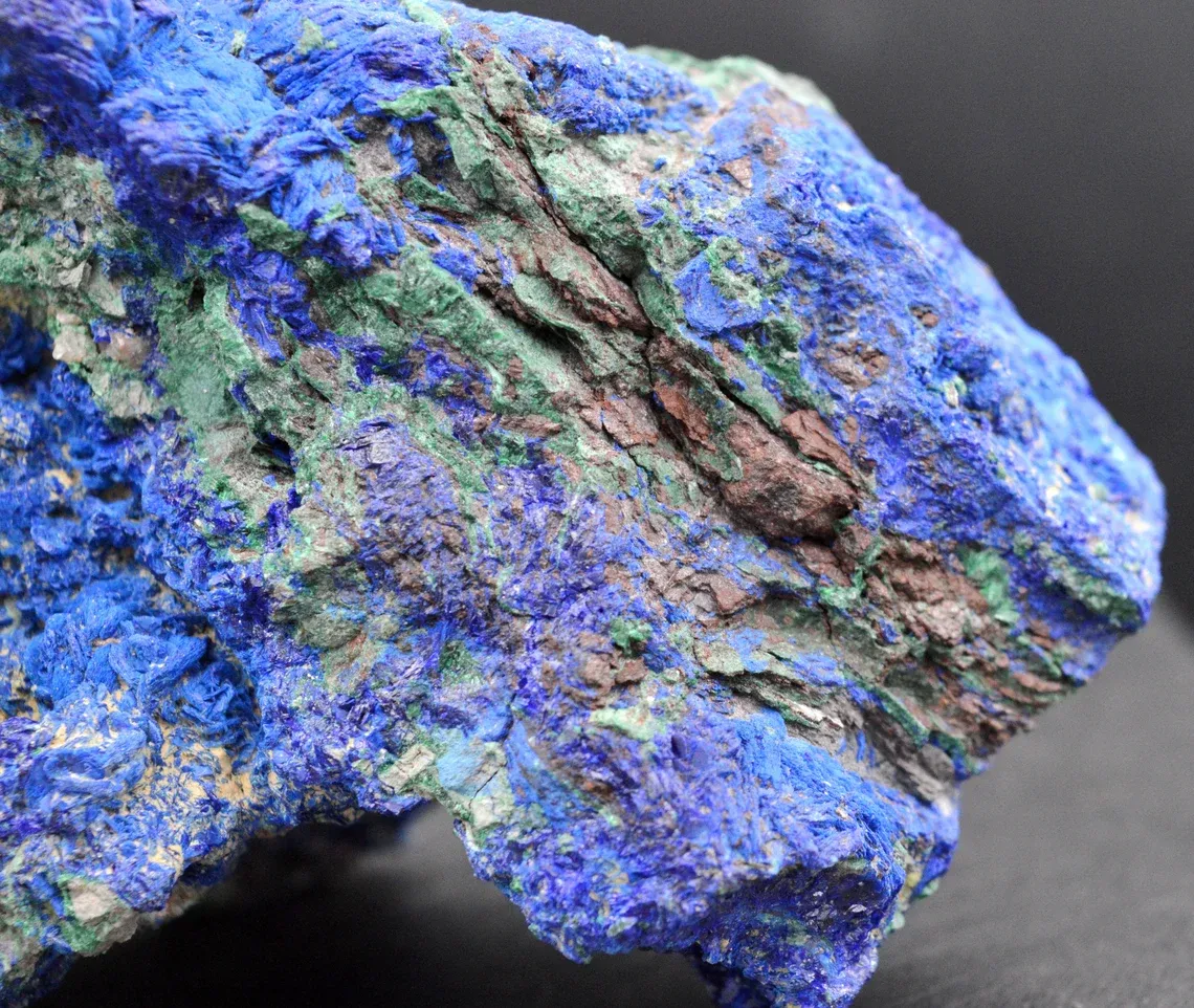 Malachite and Azurite - 835 grams - Tsumeb, Oshikoto Region, Namibia - image 3