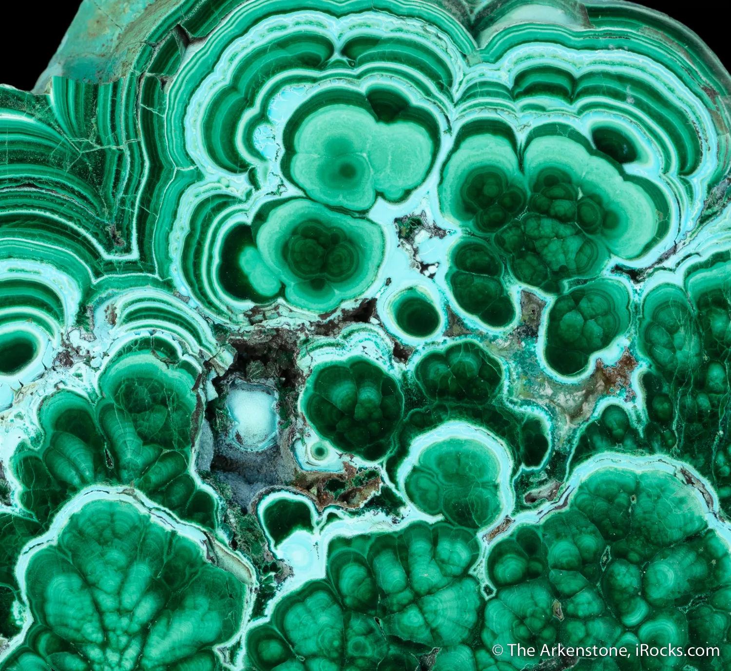 Malachite and Chrysocolla slice - image 4