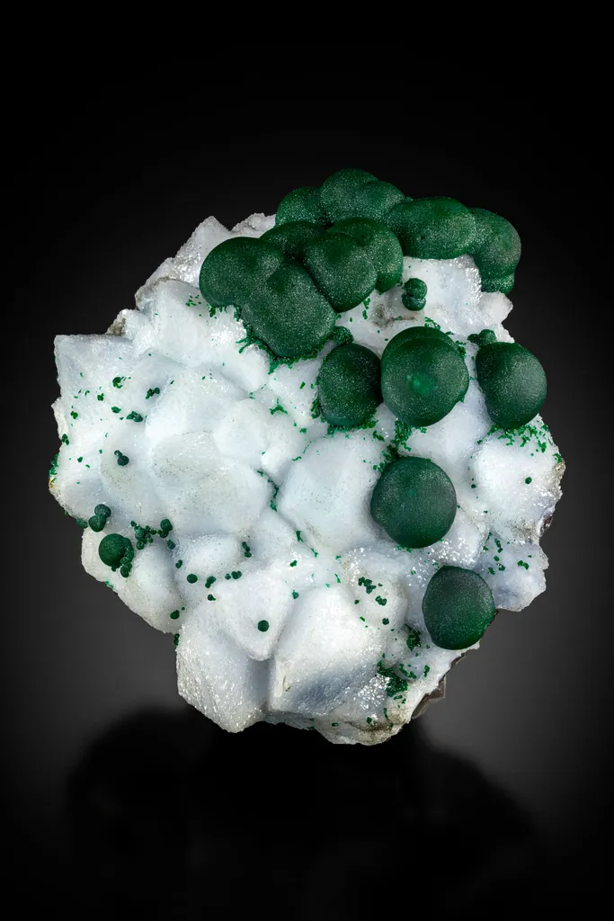 Malachite and Milky Quartz image