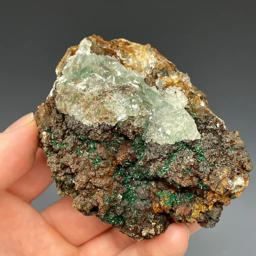 Malachite and Quartz image