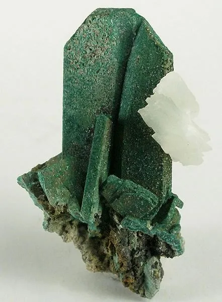 Malachite, Azurite, Calcite image