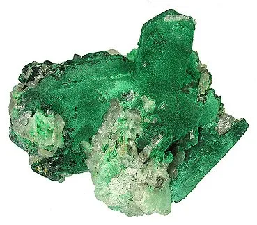 Malachite, Azurite, Cerussite, Arsentsumebite image
