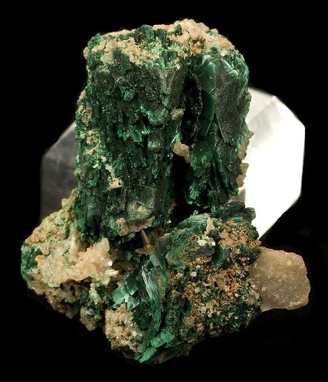 Malachite, Azurite, Cerussite image