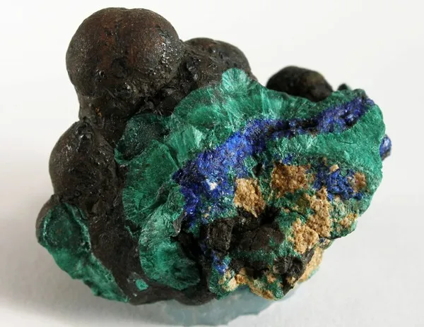 Malachite, Azurite, Goethite image