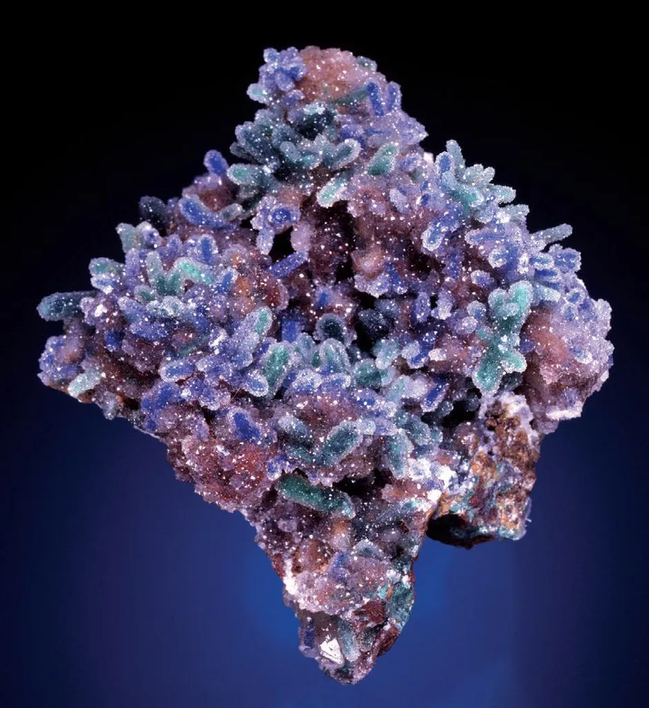 Malachite, Azurite, Quartz image