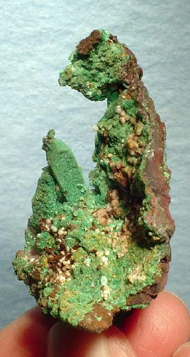 Malachite, Calcite, Copper - image 1