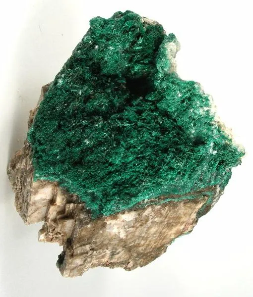 Malachite, Calcite image