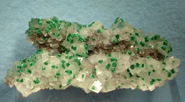 Malachite, Calcite image