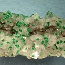 Malachite, Calcite - image 1