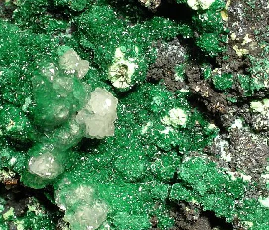 Malachite, Calcite - image 2