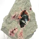 Malachite, Calcite (Var: Cobaltoan Calcite) - image 1