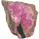 Malachite, Calcite (Var: Cobaltoan Calcite) - image 1