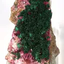 Malachite, Calcite (Var: Cobaltoan Calcite) - image 1
