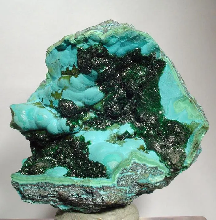 Malachite, Chrysocolla image