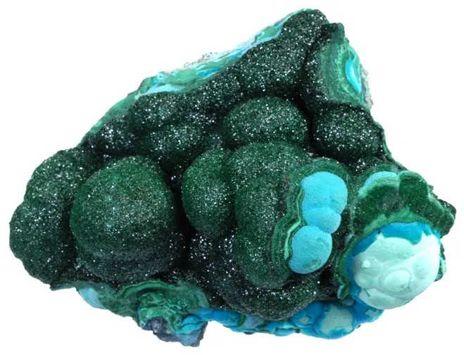 Malachite, Chrysocolla image