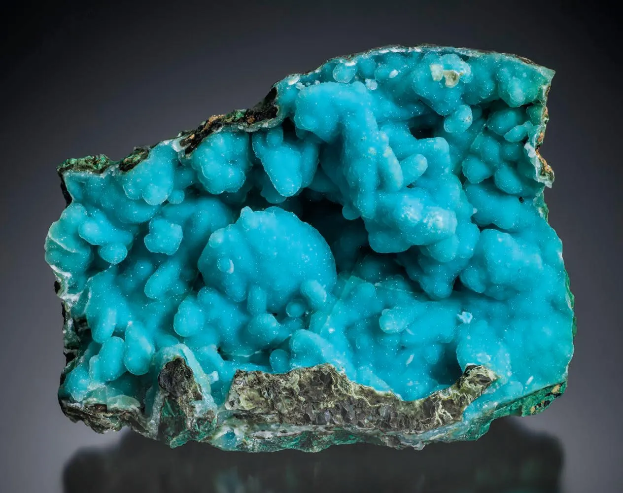 Malachite, Chrysocolla, Azurite, Quartz - image 1