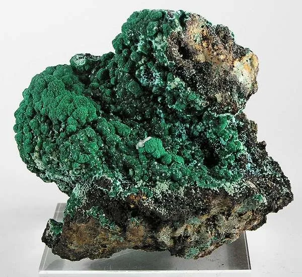 Malachite, Chrysocolla, Calcite image