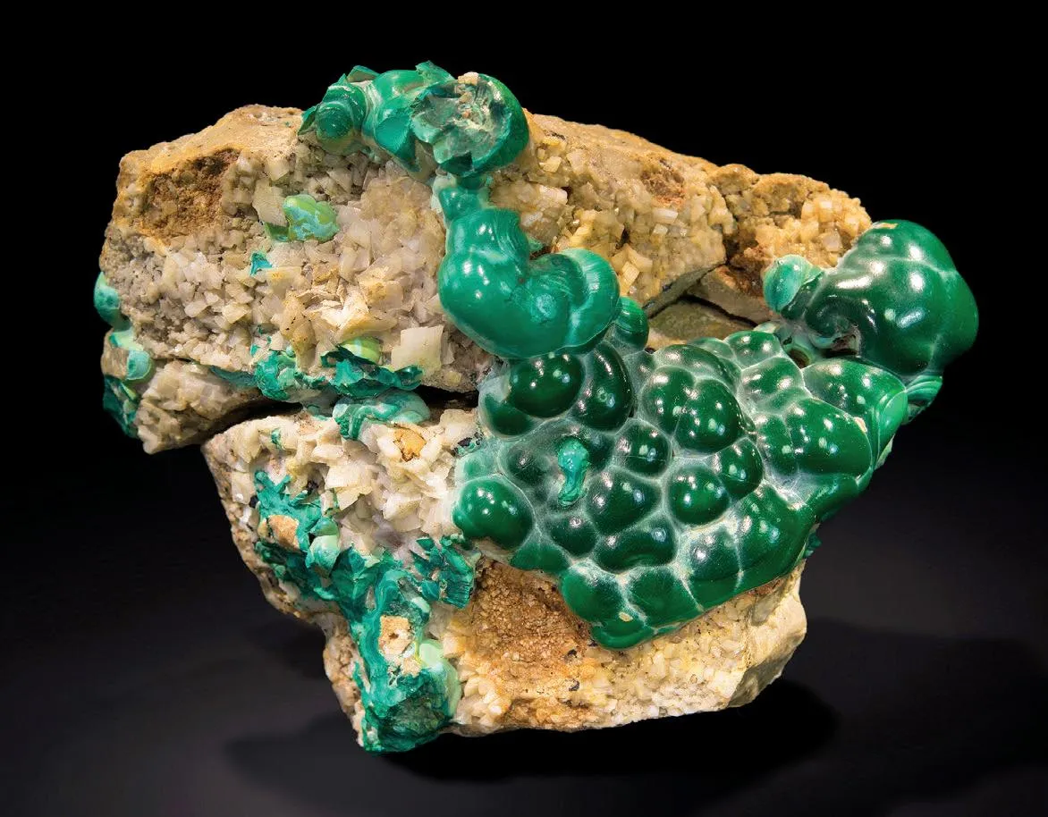 Malachite, Dolomite - image 1
