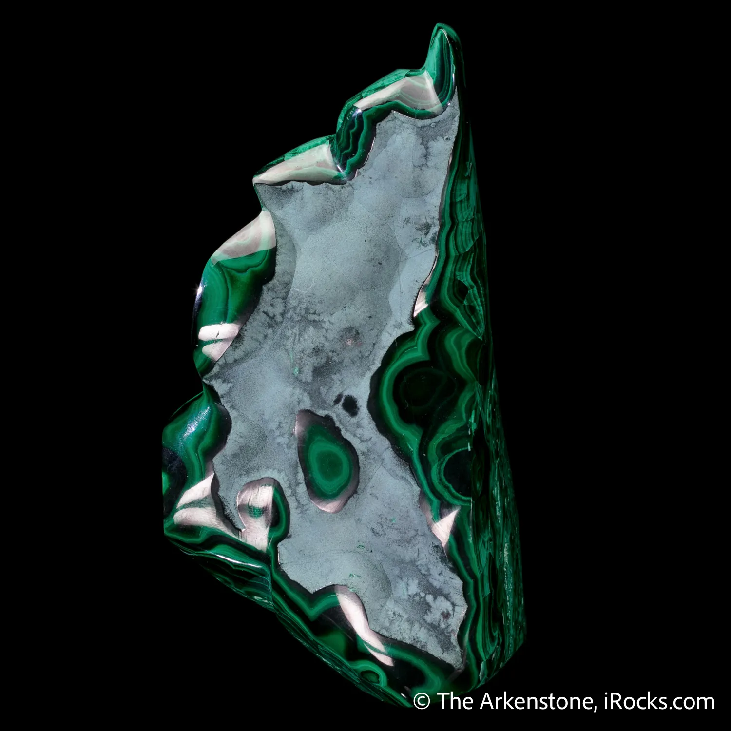 Malachite freeform carving (circa 1890s) - image 4