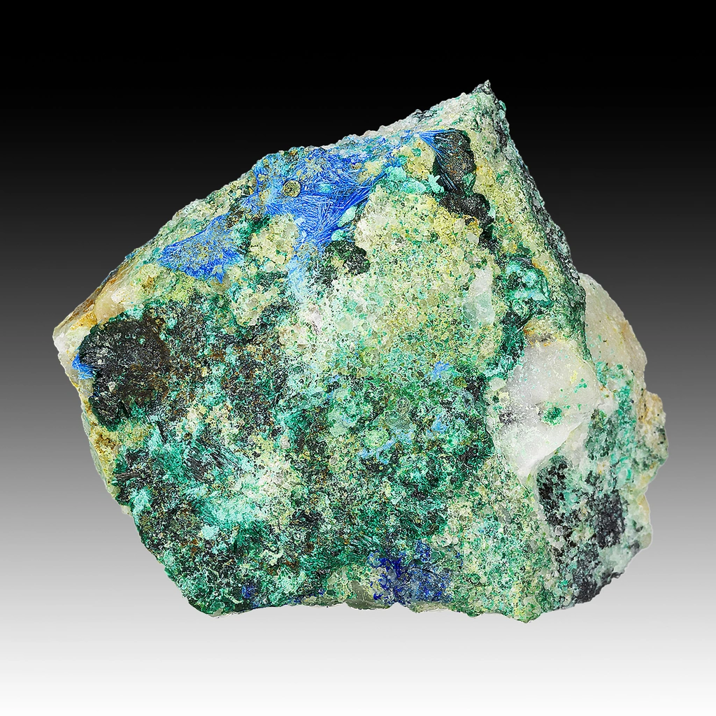 Malachite from Cap Garonne Mine, Provence-Alpes-Côte d'Azur, France - image 1