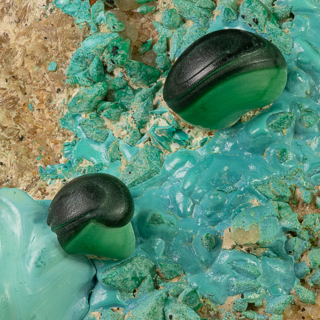 Malachite from Ringenwechsel mining district, Tyrol, Austria image