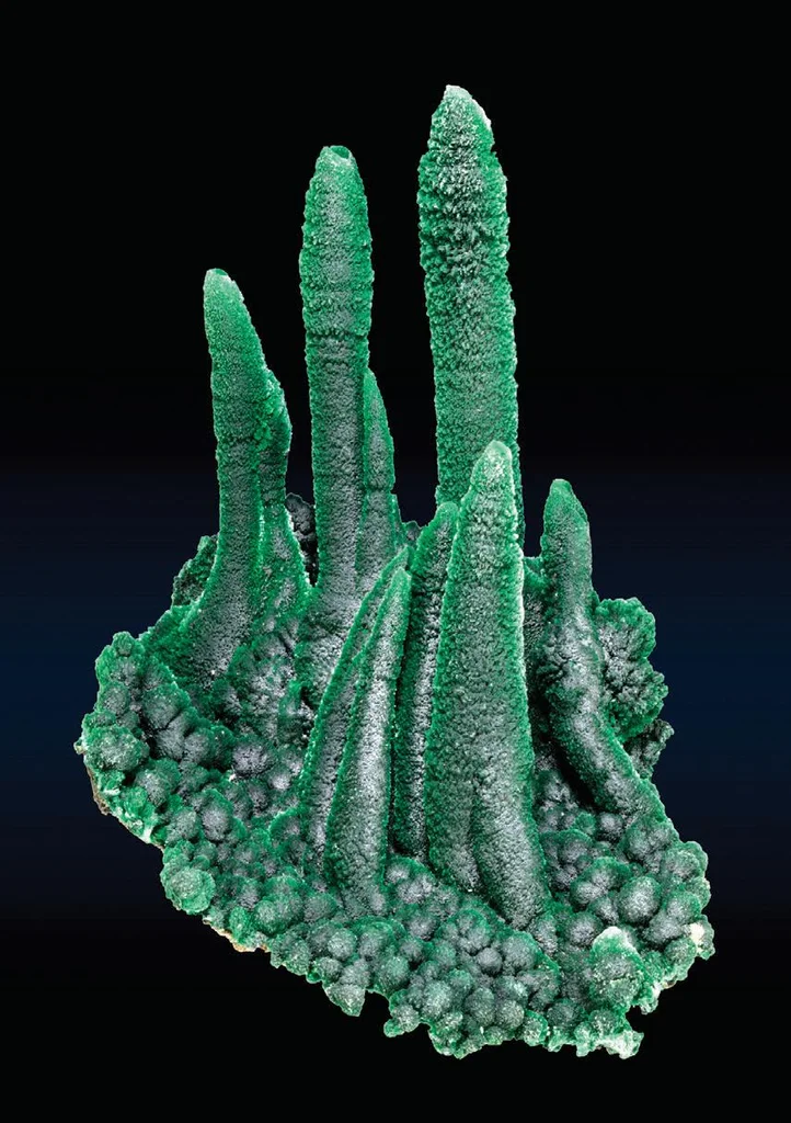 Malachite from Tonglushan Mine, Daye Co., Huangshi, Hubei, China image