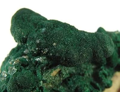 Malachite, Gypsum (Var: Selenite) - image 2