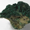 Malachite, Gypsum (Var: Selenite) - image 1