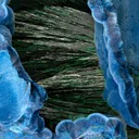 Malachite in Shattuckite pocket - image 3