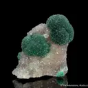 Malachite included in Quartz - image 2