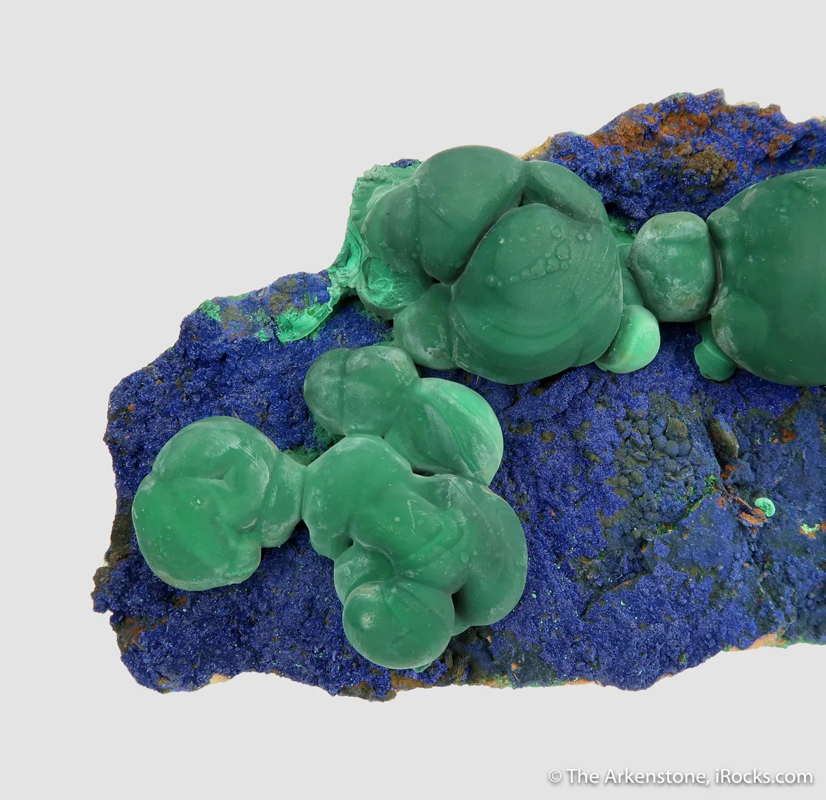 Malachite on Azurite - image 2