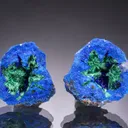 Malachite on Azurite 2 pieces - image 1