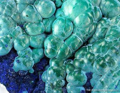 Malachite on Azurite - image 3