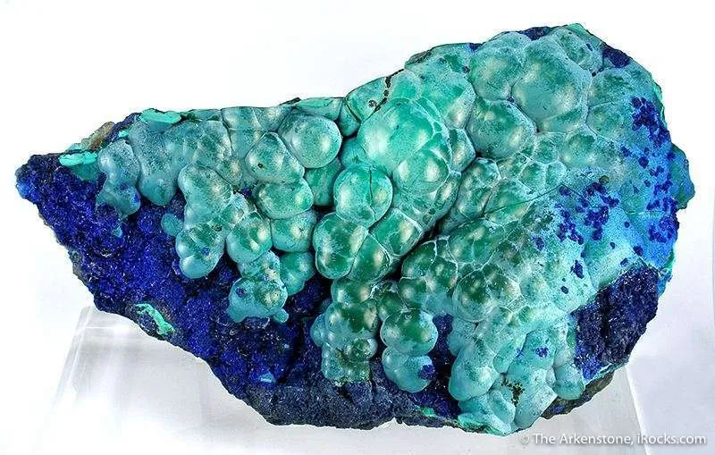Malachite on Azurite image
