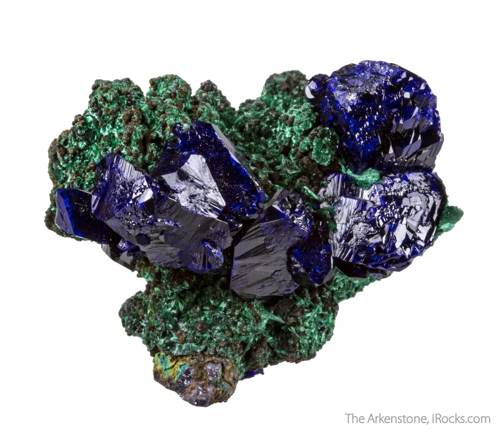 Malachite on Azurite image