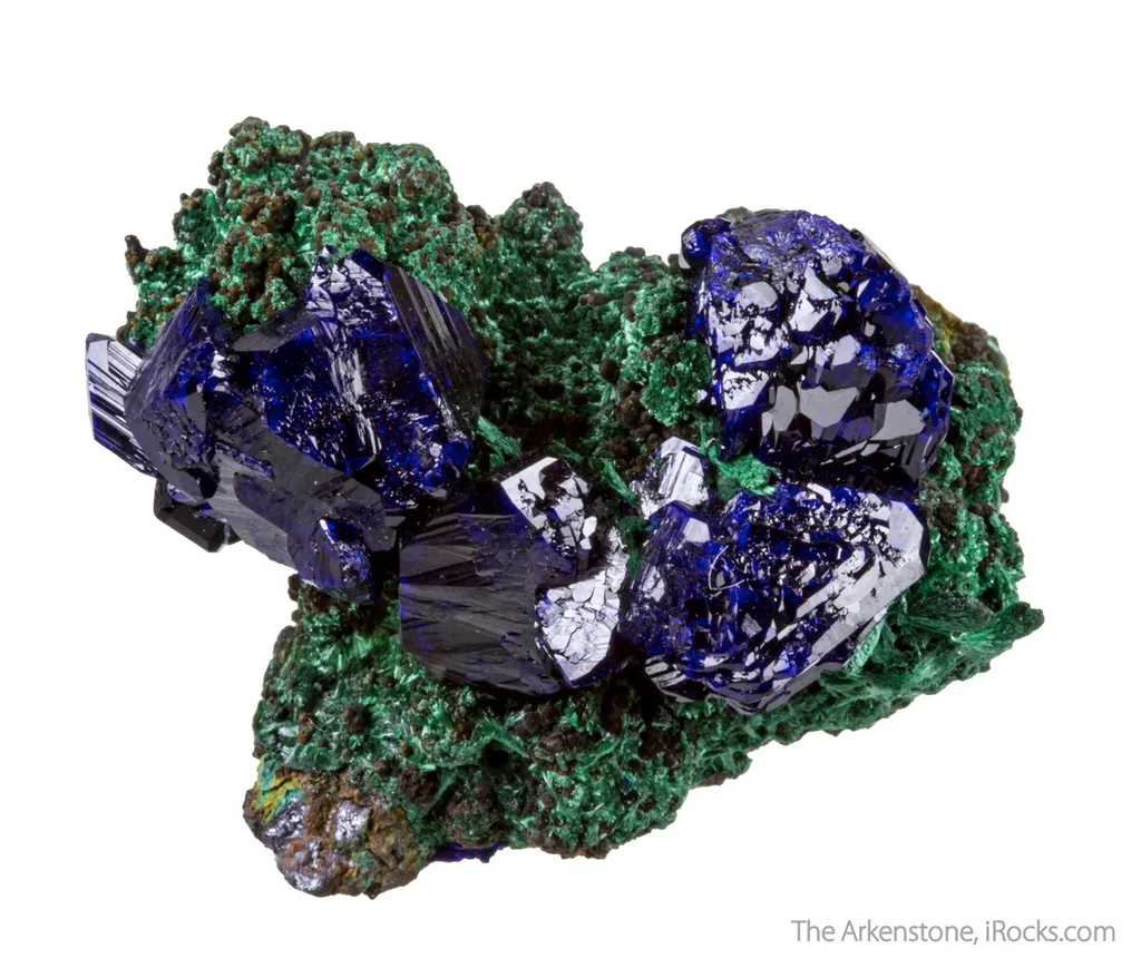 Malachite on Azurite - image 2