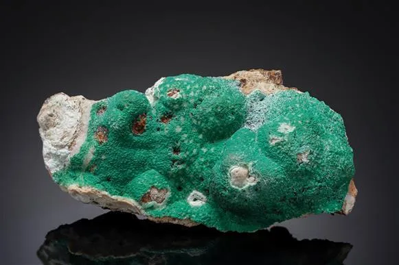 Malachite on Baryte - image 1