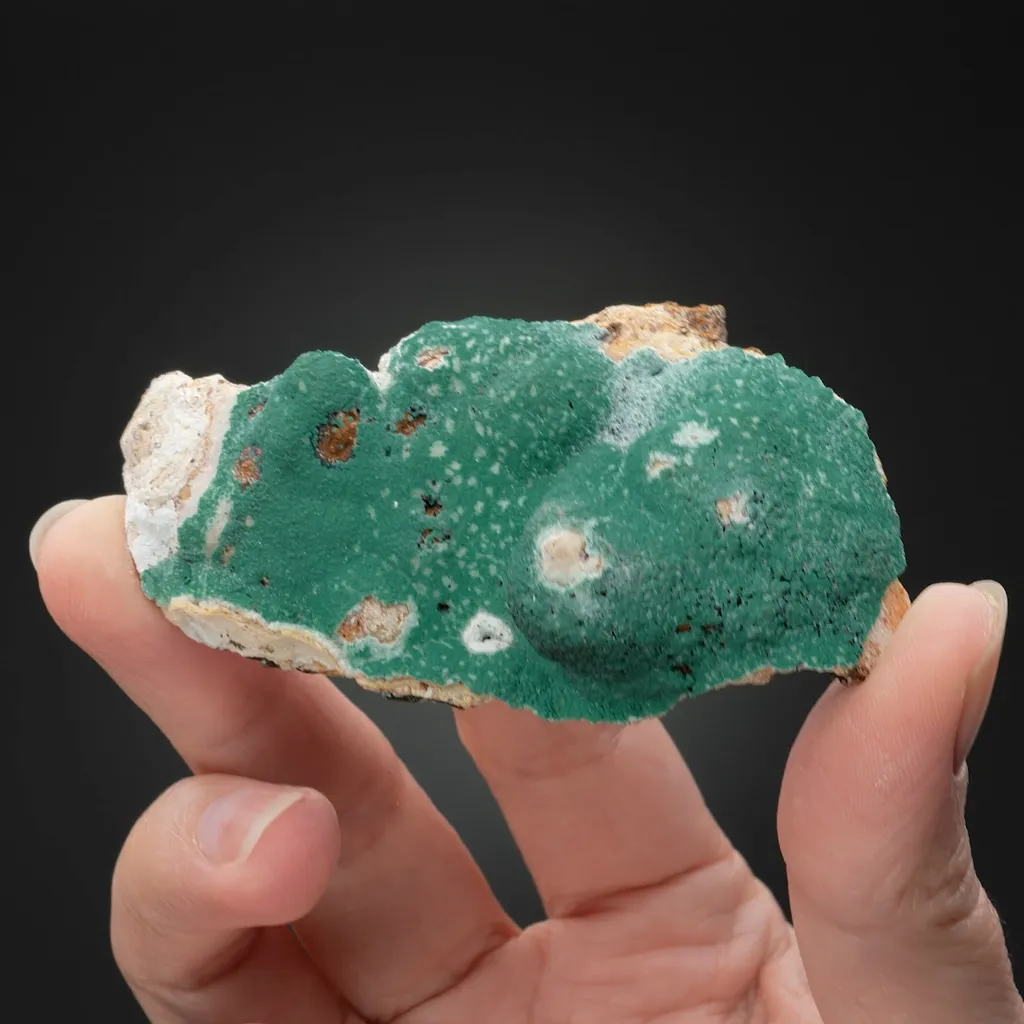 Malachite on Baryte - image 2
