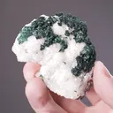 Malachite on Calcite - image 2