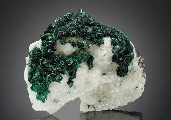 Malachite on Calcite image
